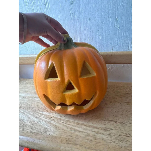 Pumpkin Jack o’Lantern home decor - Picture 1 of 9